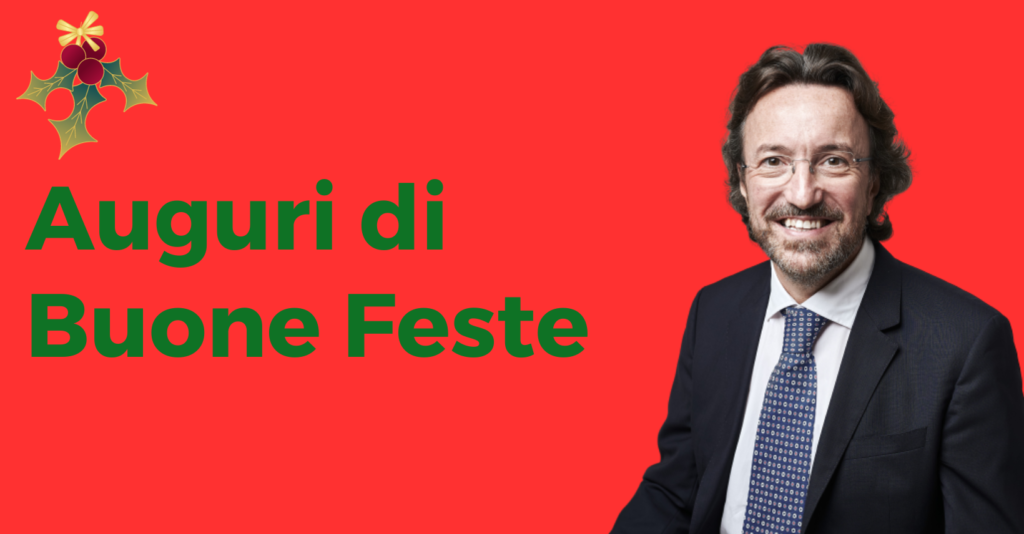 Auguri a tutti! Ai clienti, ai coachee, ai colleghi, agli amici, ai sodali. Ci rivediamo dopo l'Epifania con nuovi articoli.